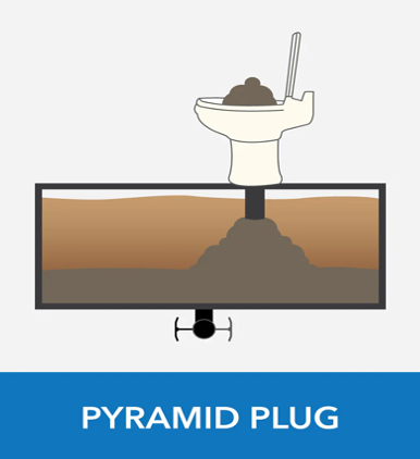 illustration pyramid plug