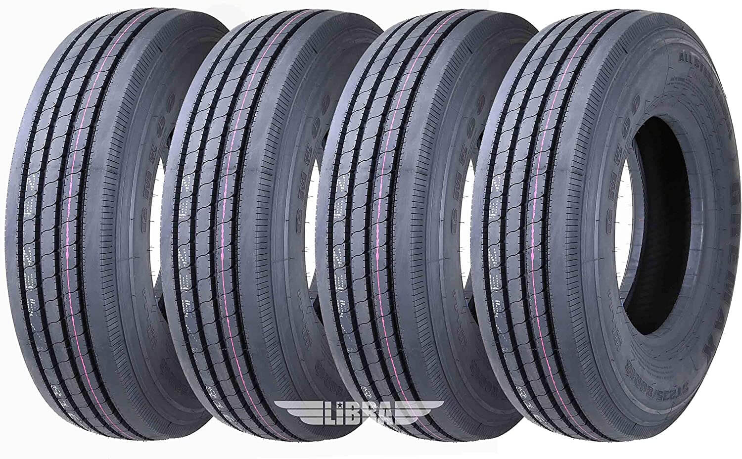 Set of 4 New Gremax All Steel tires