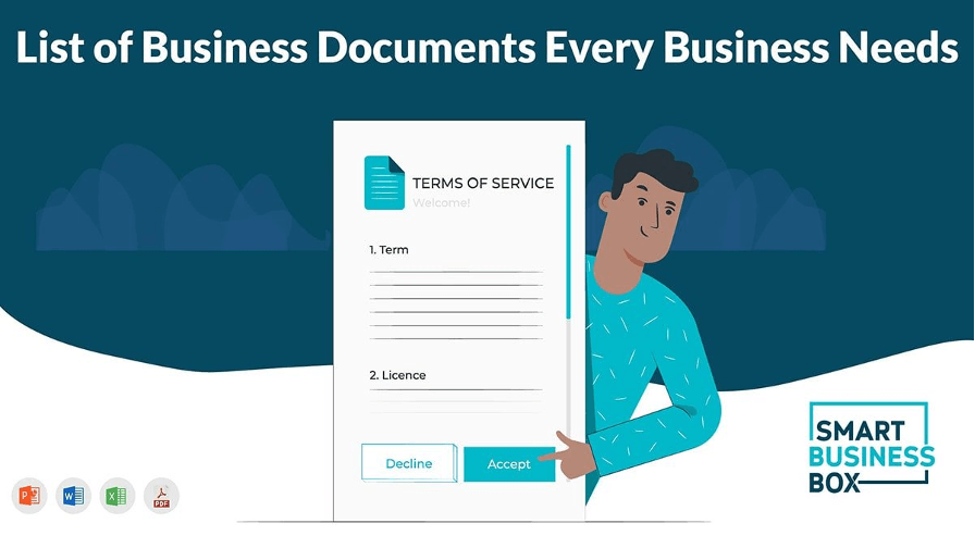 illustration business documents every business needs