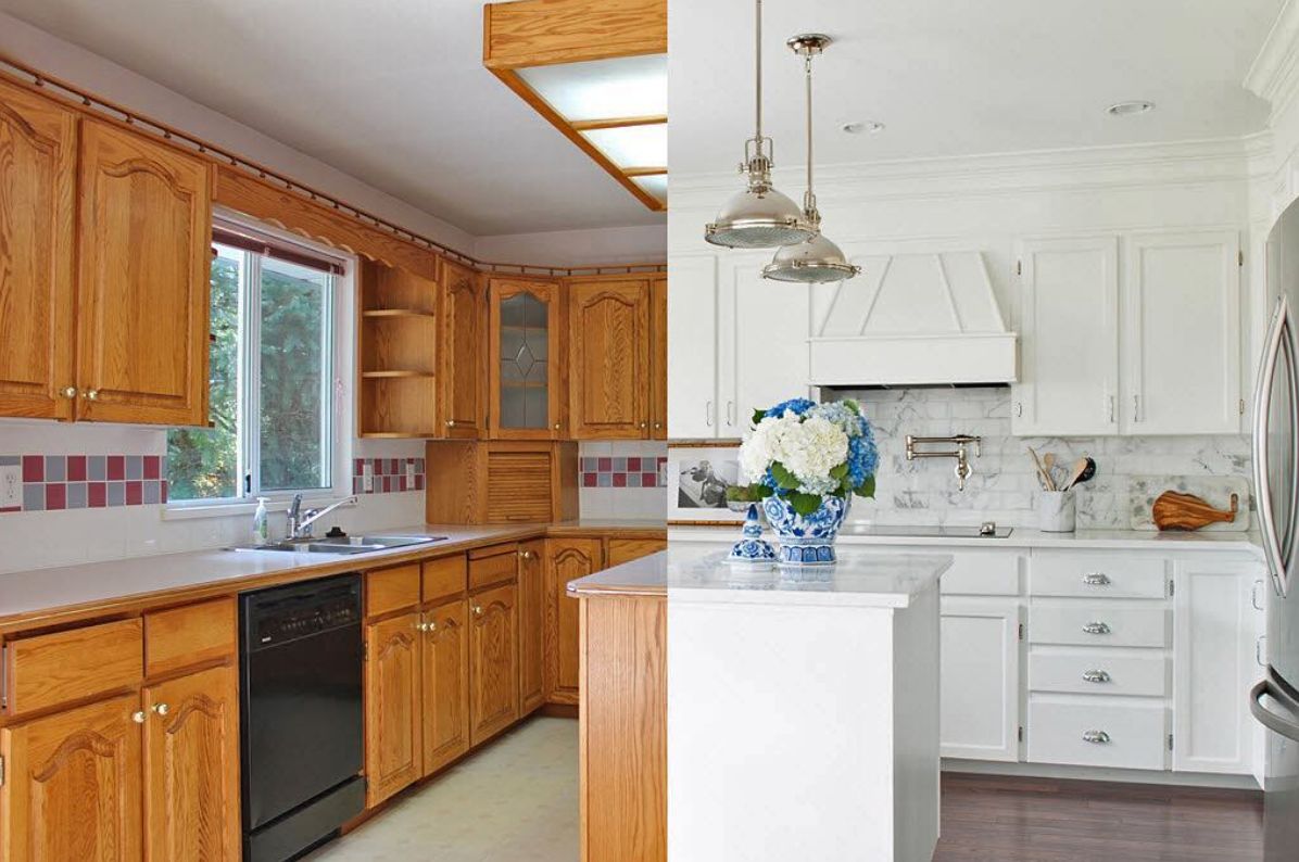 kitchen cabinets without crown molding        <h3 class=