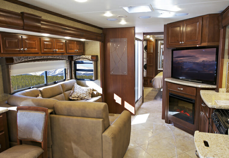 tv in an rv